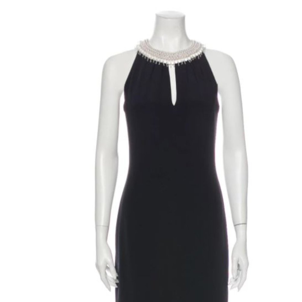 ESCADA V-Neck Long Dress